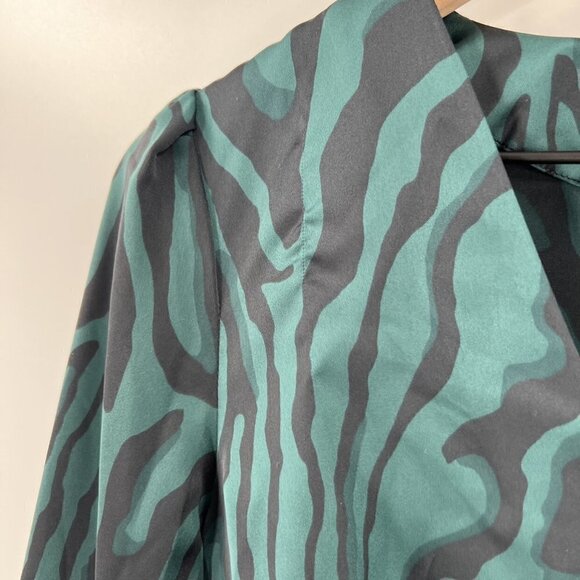 J. Crew Deep V-Neck Button Front Blouse - Picture 7 of 9